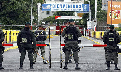 Colombia cierra 17 pasos en la región fronteriza con Venezuela